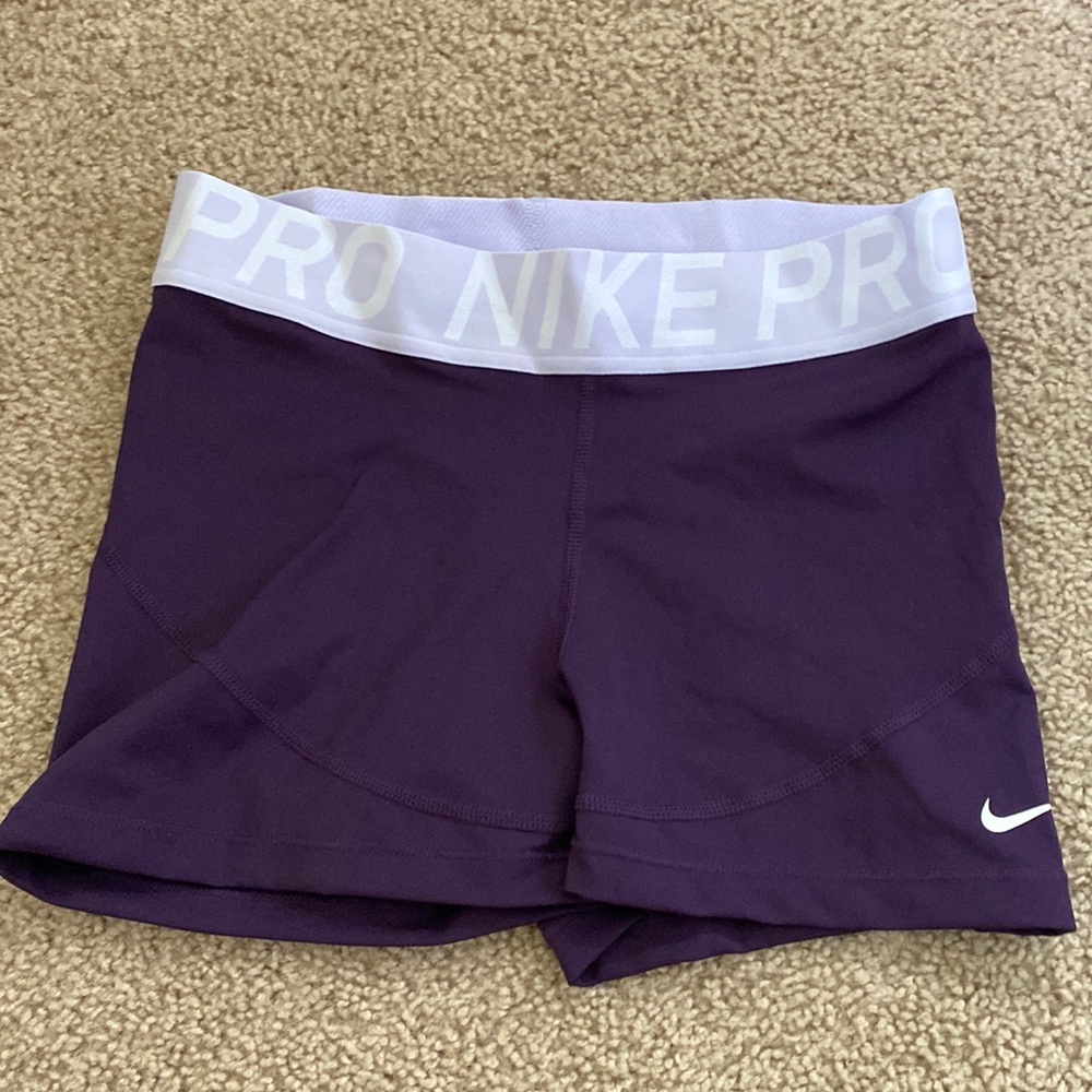 Purple nike pros